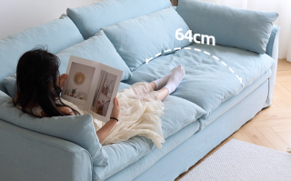 什么樣的沙發(fā)坐著最舒服，樸琢沙發(fā)輕薄扶手設(shè)計(jì)，白鵝絨+新雪麗棉