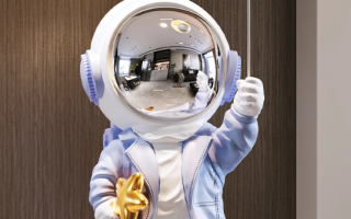 太空人擺件（大號輕奢高級感滿慢）點亮家居的潮趣色彩宇宙