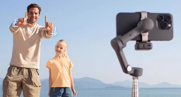 拍視頻抖動(dòng)怎么解決，大疆DJI Osmo Mobile 7P全場(chǎng)景跟拍手機(jī)穩(wěn)定器-第5張圖片-文巢好物